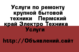 Услуги по ремонту крупной бытовой техники - Пермский край Электро-Техника » Услуги   